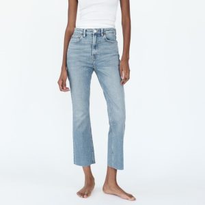 ice blue flare jeans